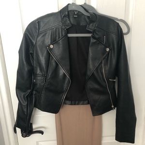 WINDSOR FAUX LEATHER JACKET